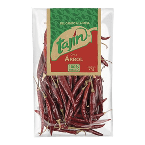 Chile de Árbol Tajín 75 gr.