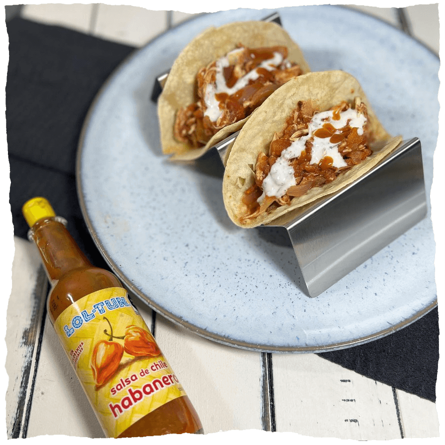 Mexikanische Hähnchen Chipotle Tacos Rezept Bild