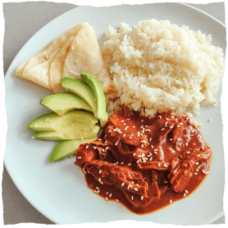 Mole Poblano Rezept - Hähnchen in Chili-Schokoladensauce