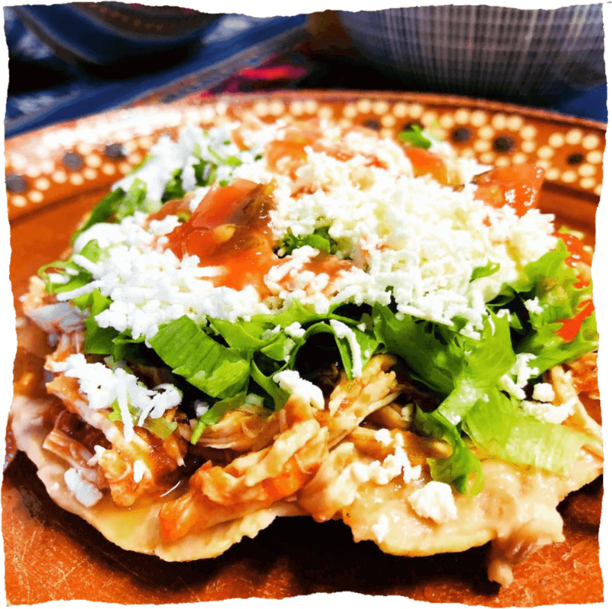 Tostadas de Tinga Rezept