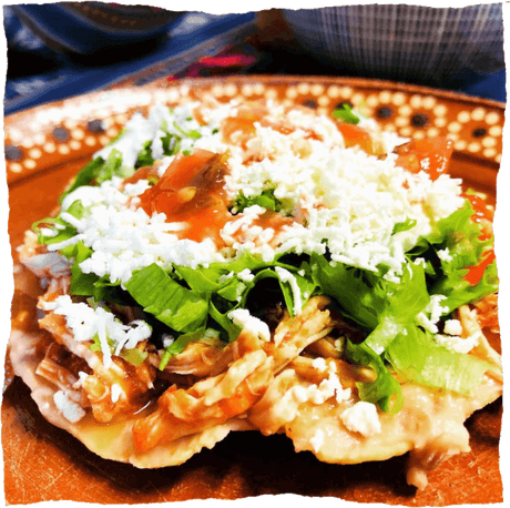 Tostadas de Tinga Rezept