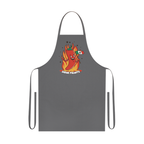 Rote Schürze Apron Sabor Picante grau