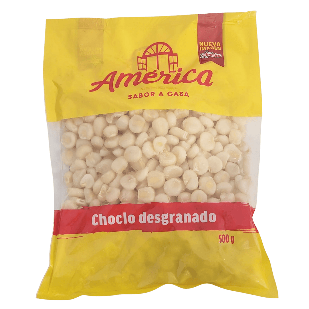 Choclo Mais desgranado 500g Beutel von America front