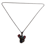 Axolotl Anhänger mit Halskette (hell oder dunkel)