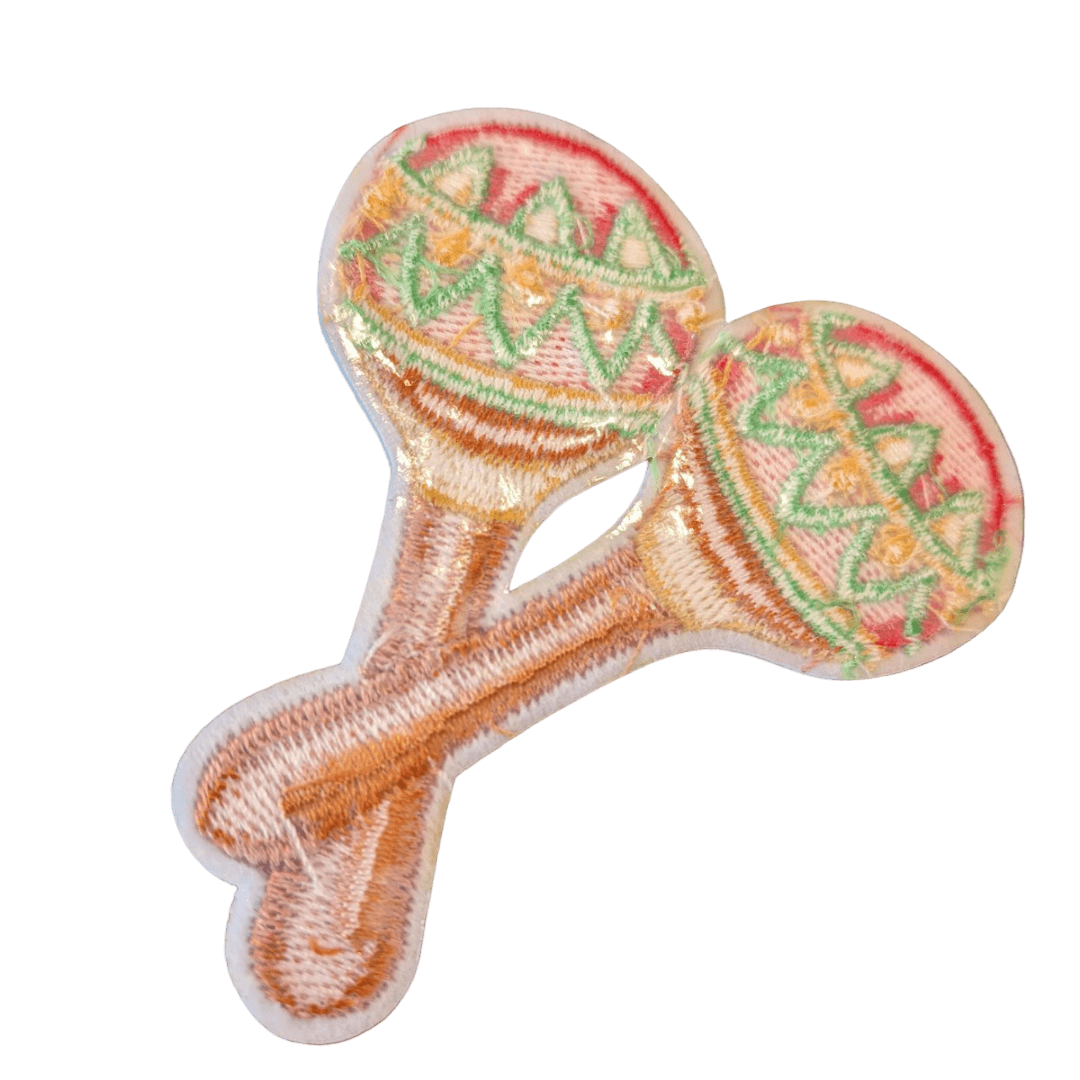 Bügelpatch Aufnäher Bügelbild mit mexikanischen Motiven als Set oder einzeln