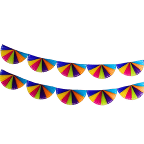 Tricolor Stil Fächer Party Girlande