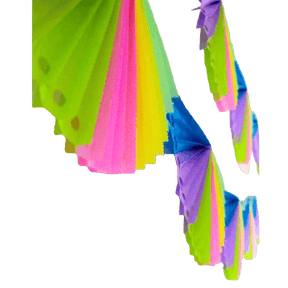Abanico Pastel Stil Girlande Partyartikel