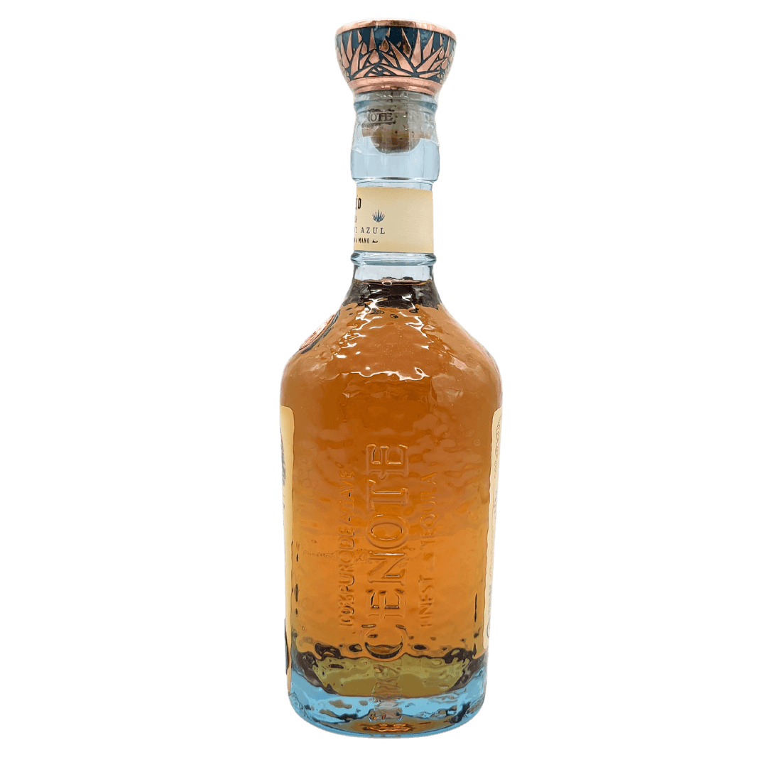 Cenote Anejo Tequila 700ml Flasche seitlich
