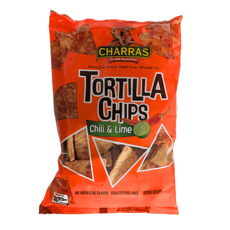 Charras Chili and Lime Tortilla Chips 340g Packung