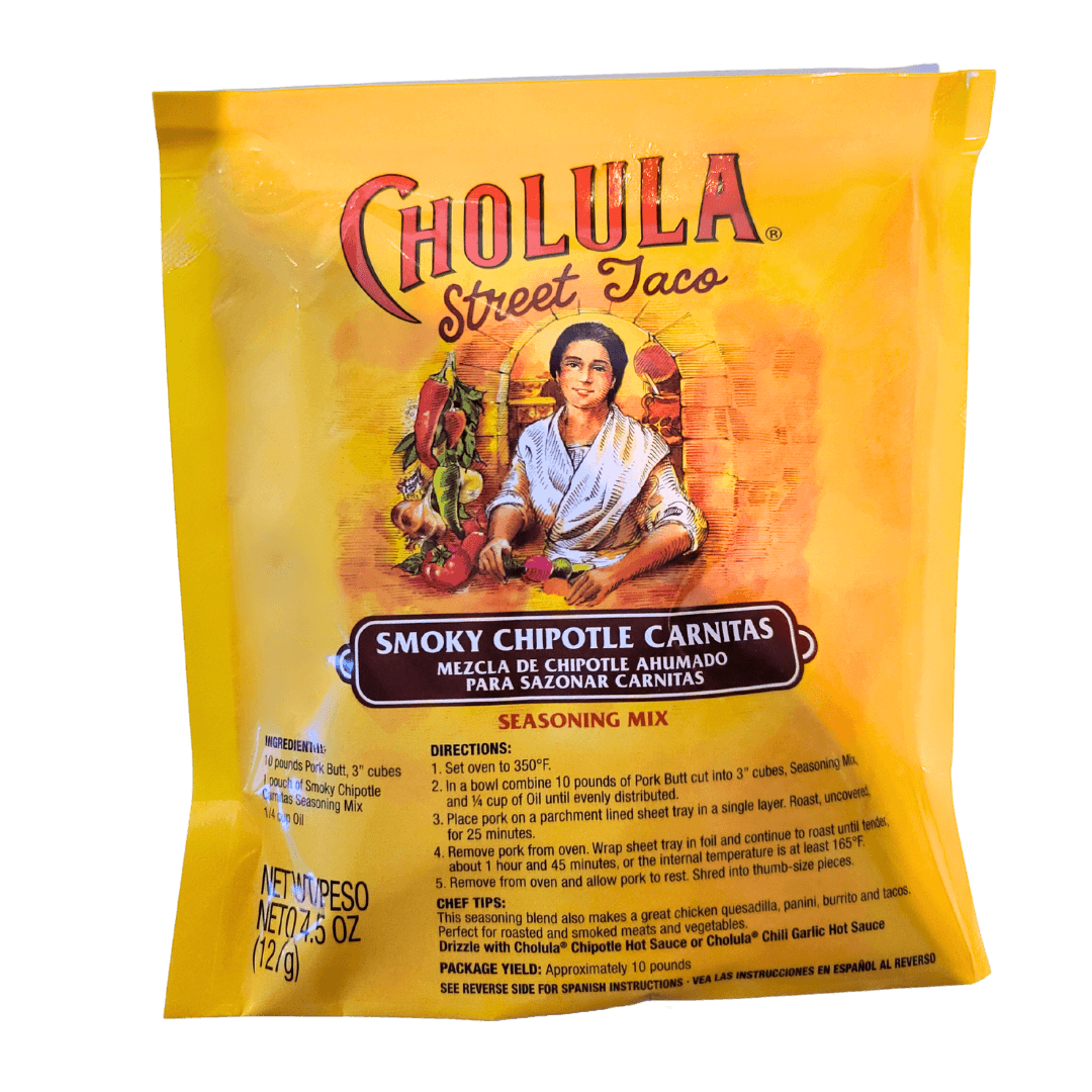Cholula Street Taco Smoky Chipotle Carnitas 127g Seasoning