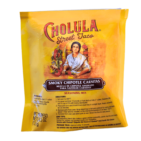 Cholula Street Taco Smoky Chipotle Carnitas 127g Seasoning