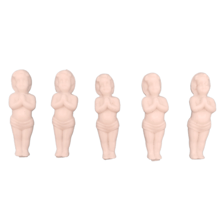 5 Christkind Figuren für den Rosca de Reyes front