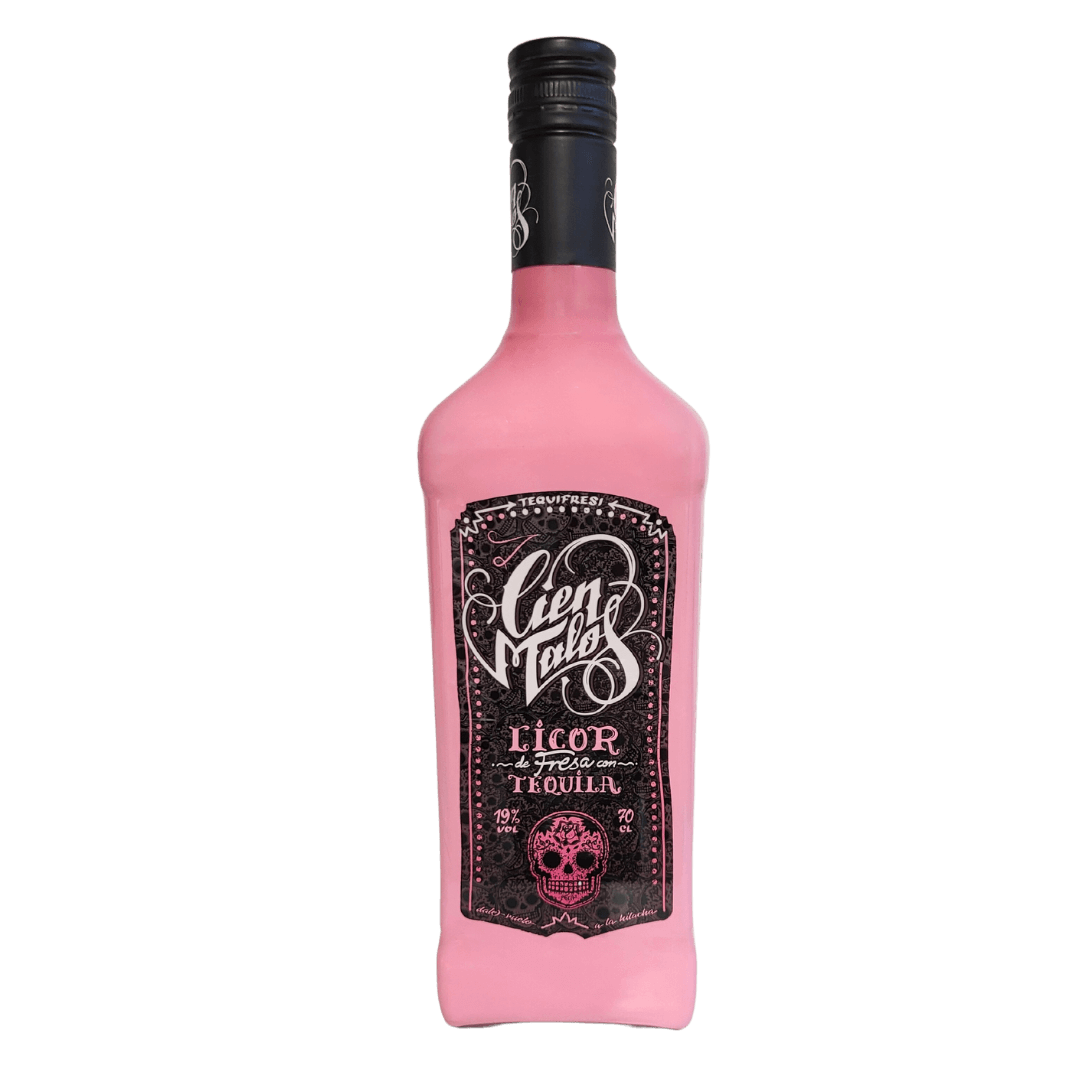 Cien Malos LICOR de Fresa & Tequila 19% Vol. 0,7l – MexicoMiAmor Cien Malos LICOR de Fresa & Tequila 19% Vol. 0,7l – MexicoMiAmor