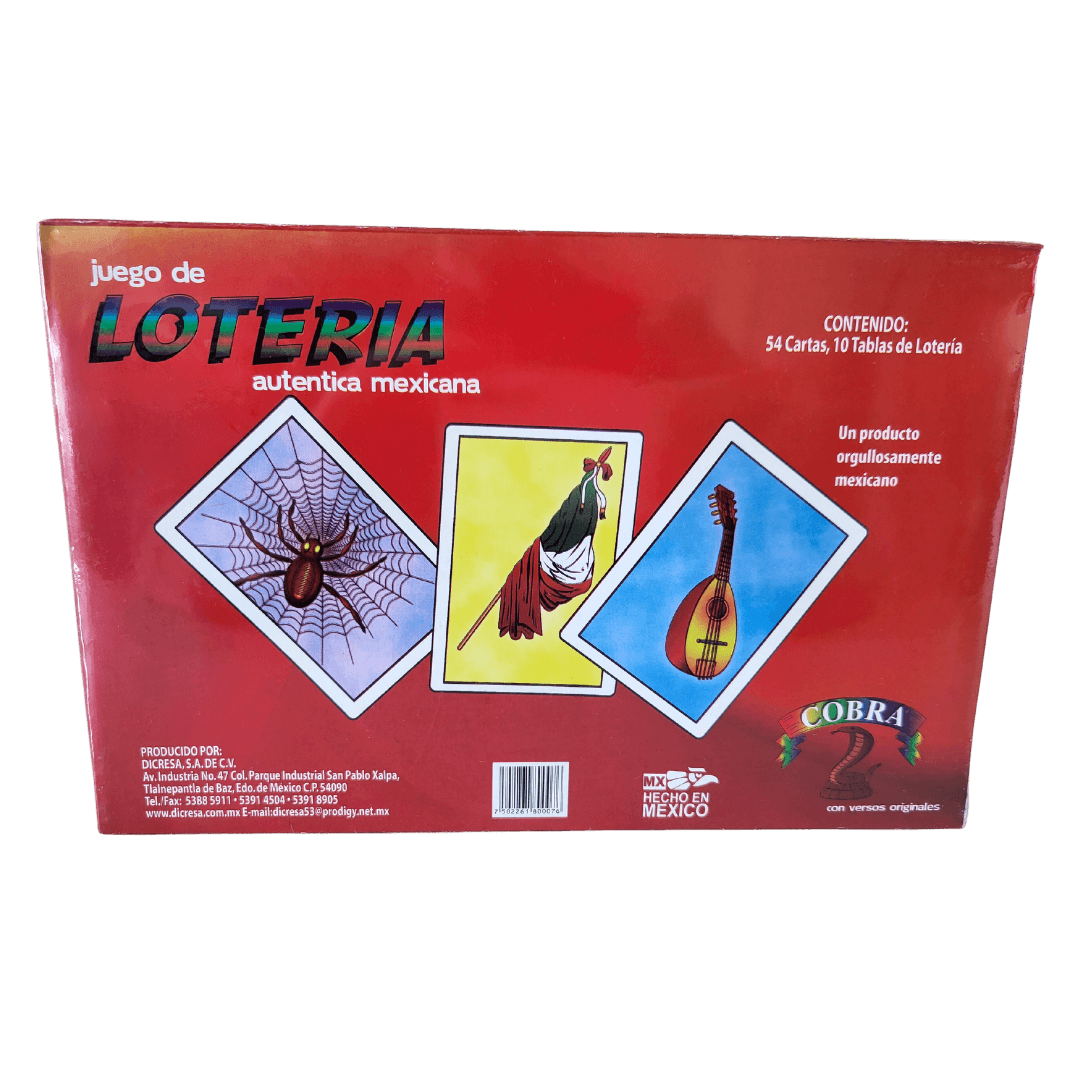 Loteria mexikanisches Kartenspiel ähnlich wie Bingo