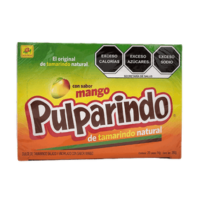 Pulparindo Tamarinde Mango Kaustreifen 20 Stück 280g Packung