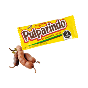 Ein Pulparindo Kaustreifen von DeLaRosa aus Mexiko