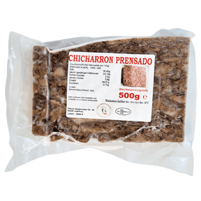 Chicharron Prensado Schweinebauchfleisch gepresst 500g front