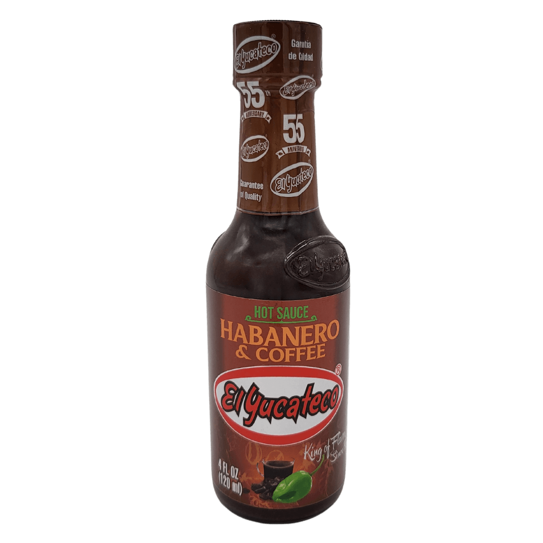 El Yucateco Hot Sauce Habanero und Coffee 120ml Flasche