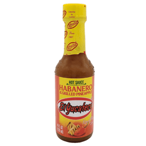 El Yucateco Habanero Grilled Pineapple Hot Sauce Salsa 120ml Flasche