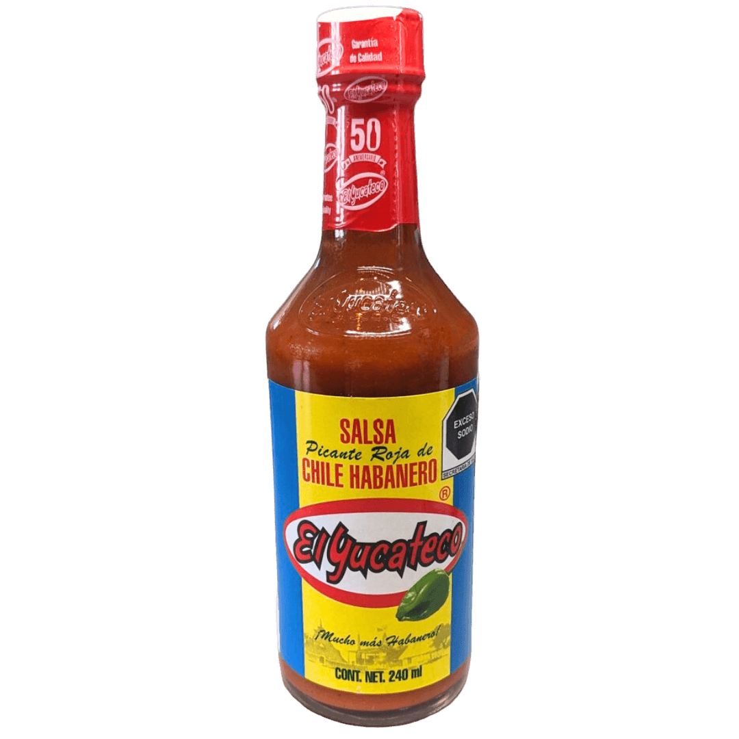 El Yucateco Salsa Chili Habanero Roja 240ml Flasche