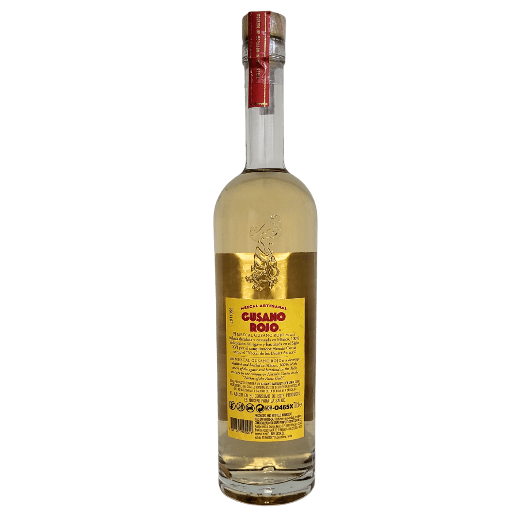 Gusano Rojo Mezcal Backside 700ml