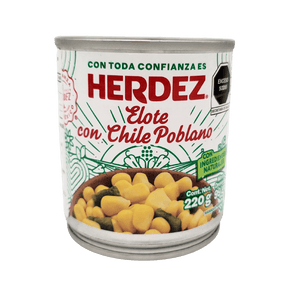 Herdez Elote con Poblano 220g front