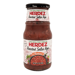 Herdez Roasted Salsa Roja 445g Medium Glas