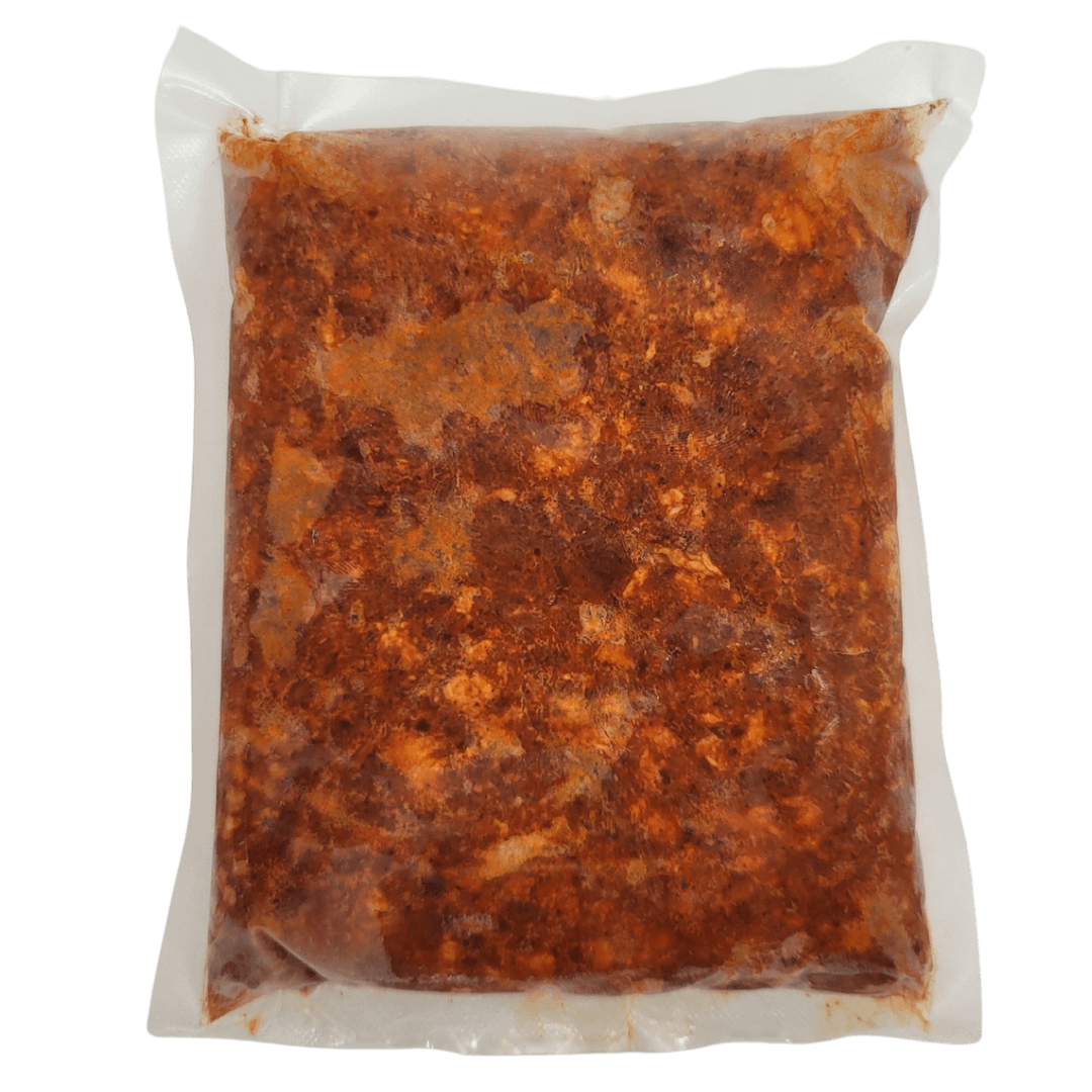 Chorizo Masa Masse Schweinefleisch Zubereitung 500g Beutel Rückseite