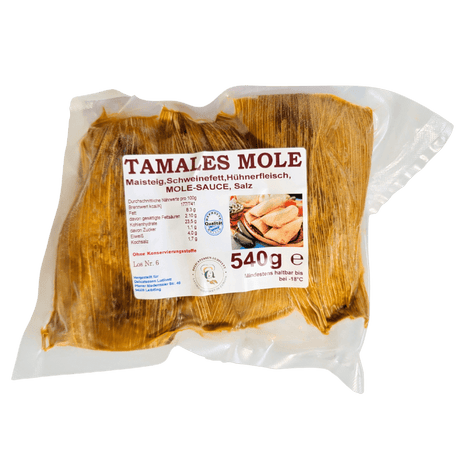 Tamales Mole Pollo Käserei Südamerika 540g front