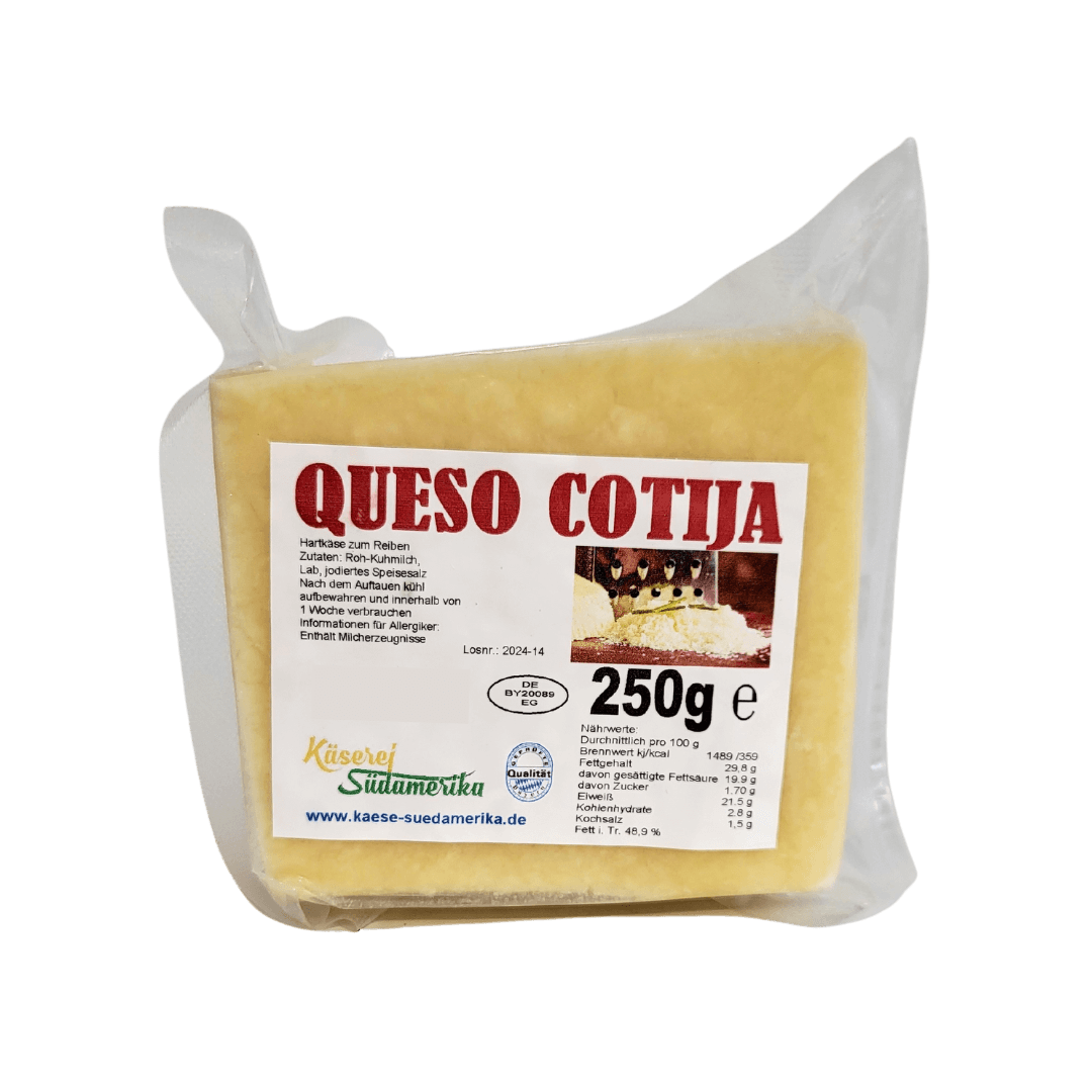 Queso Cotija Anejo Kaserei Sudamerika 250g