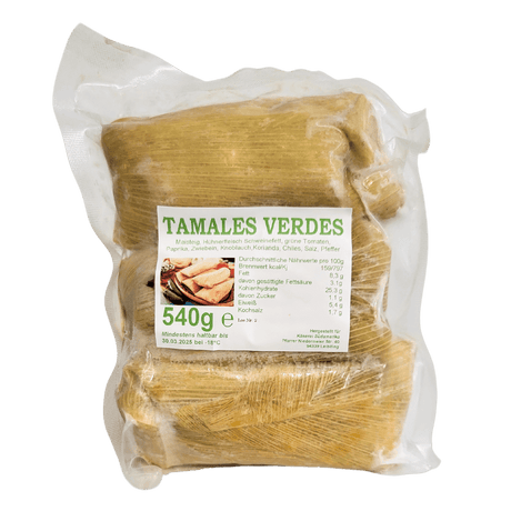 Tamales verdes gekuhlt von Kaserei Sudamerika 540g