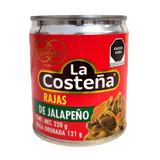 Jalapeno Streifen en Escabeche La Costena 220g front
