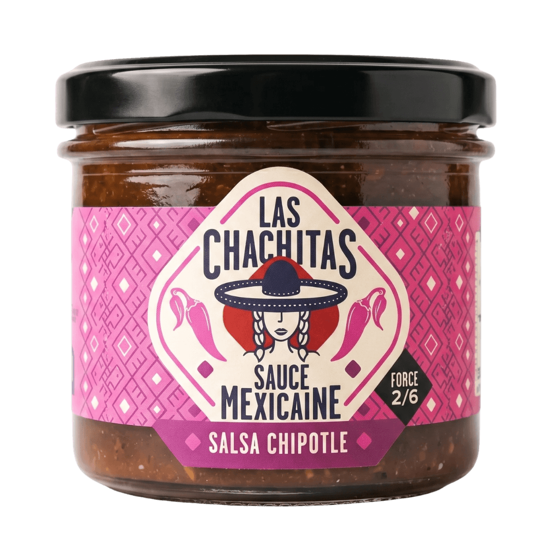 Las Chachitas Chipotle Salsa 100g Glas front