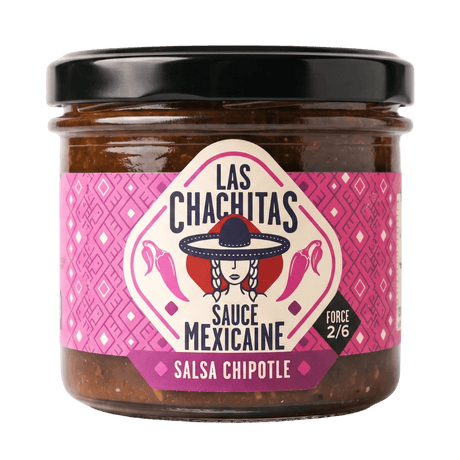Las Chachitas Chipotle Salsa 100g Glas front