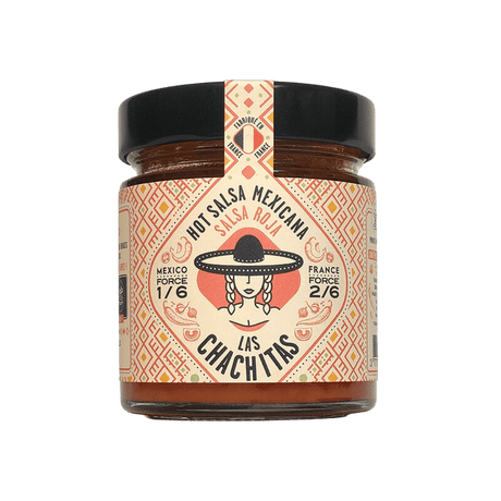 Las Chachitas Salsa Roja Glass