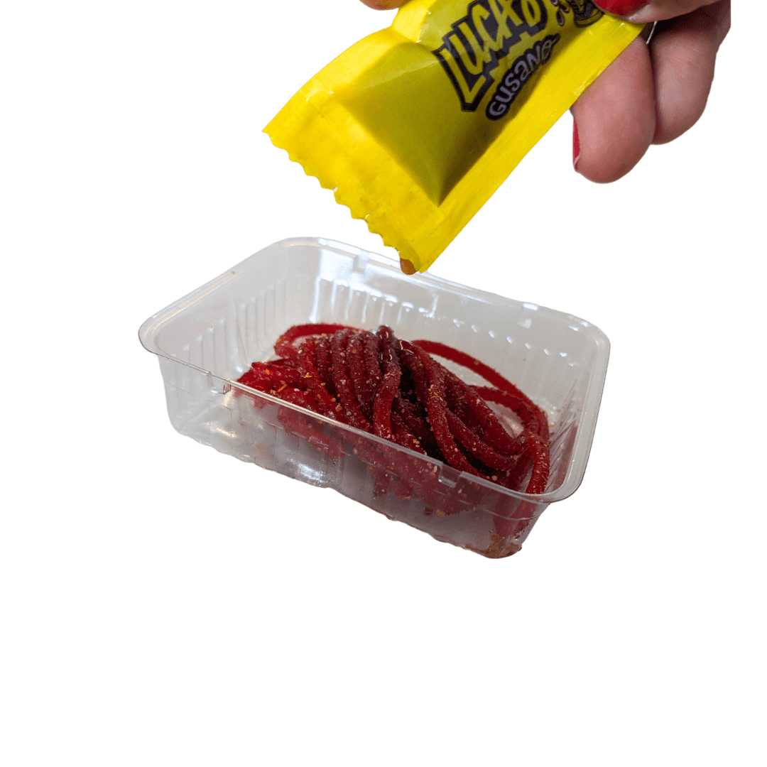 Darstellung Salsagheti von Skwinkles mit beiligender Sauce