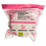 Masamor gelbe Maistortillas 1kg Packung in rosa und weiss Rückseite