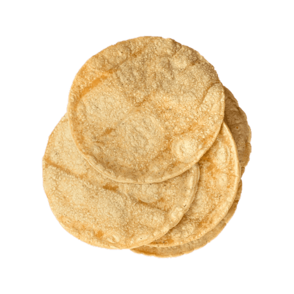 Ausgepackte Masamor Mais Tortillas 14cm