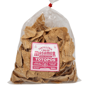Tortillachips Totopos von Masamor 500g Beutel front