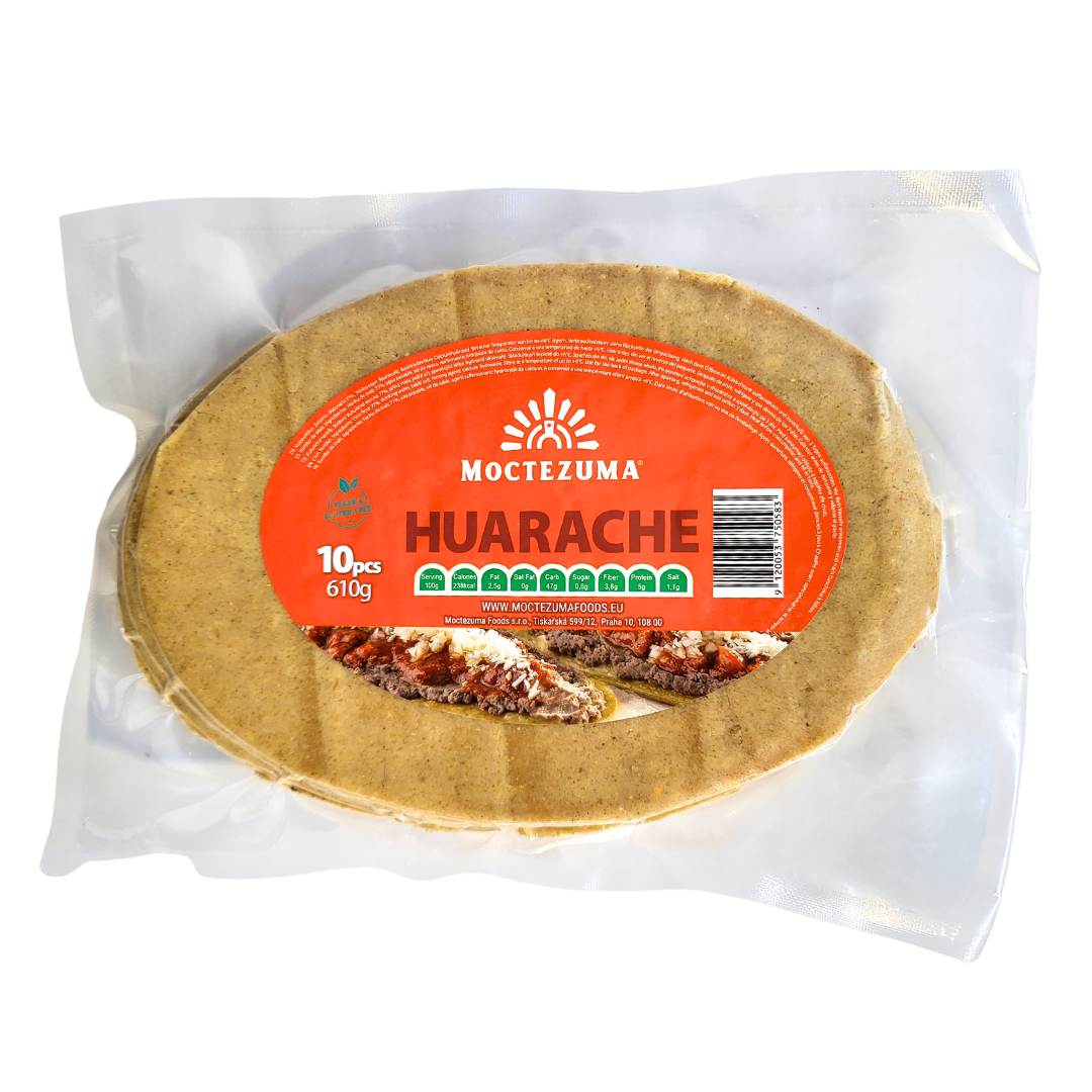 Huarache corn fritters from Moctezuma 10 pcs. 610g (BBD 04-APR-2024)