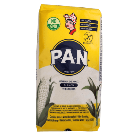 PAN weißes helles Maismehl 1kg front
