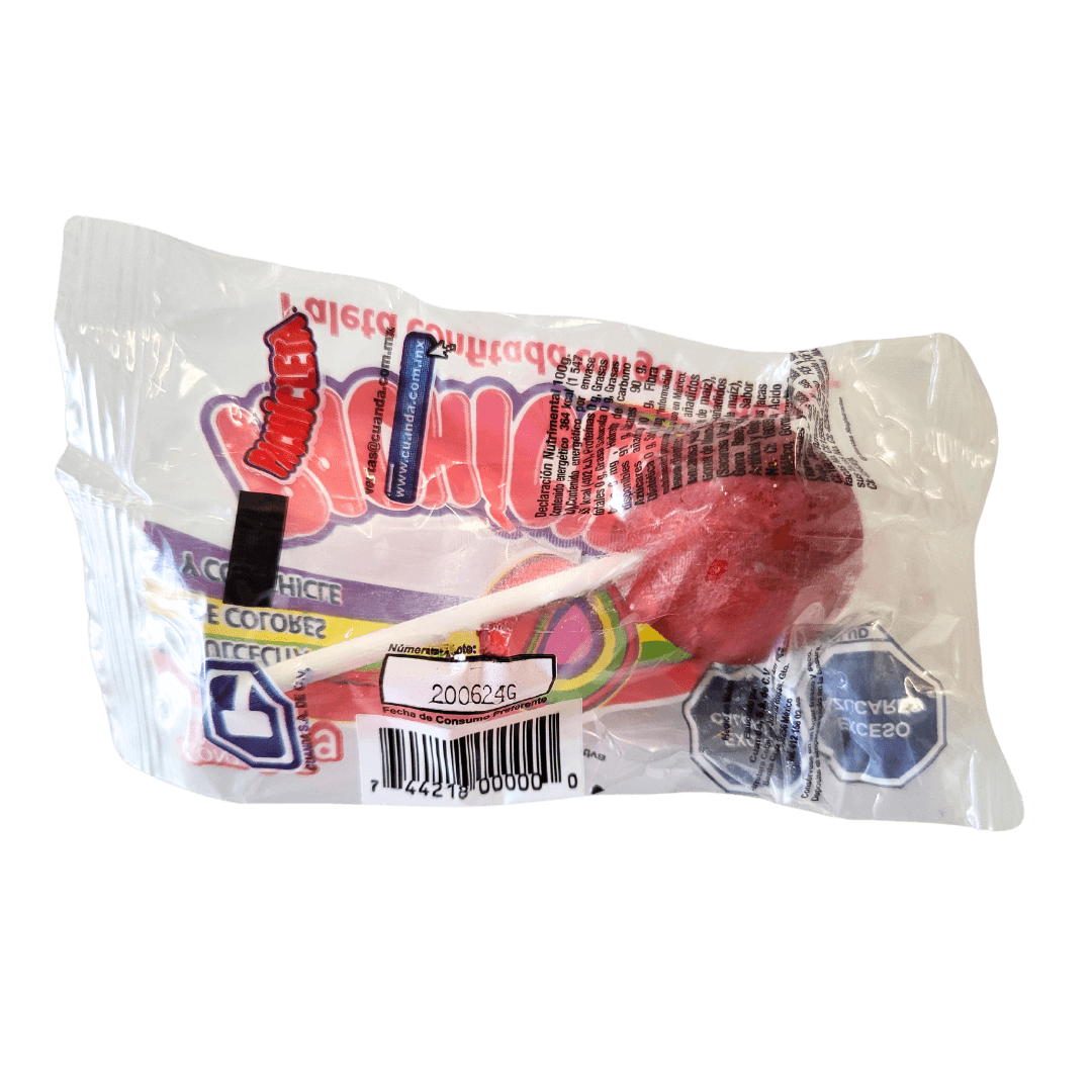 Paleta Pachicleta con chicle 26g (1 pza.)