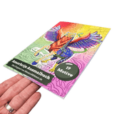 Coloring Book Amorbrijes / Alebrijes DIN A5 Print 19 motifs + PDF with 30 motifs and texts