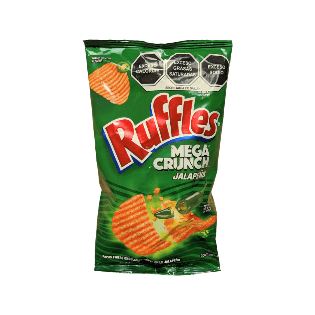 Ruffles Mega Crunch Jalapeño Chips 48g (small)