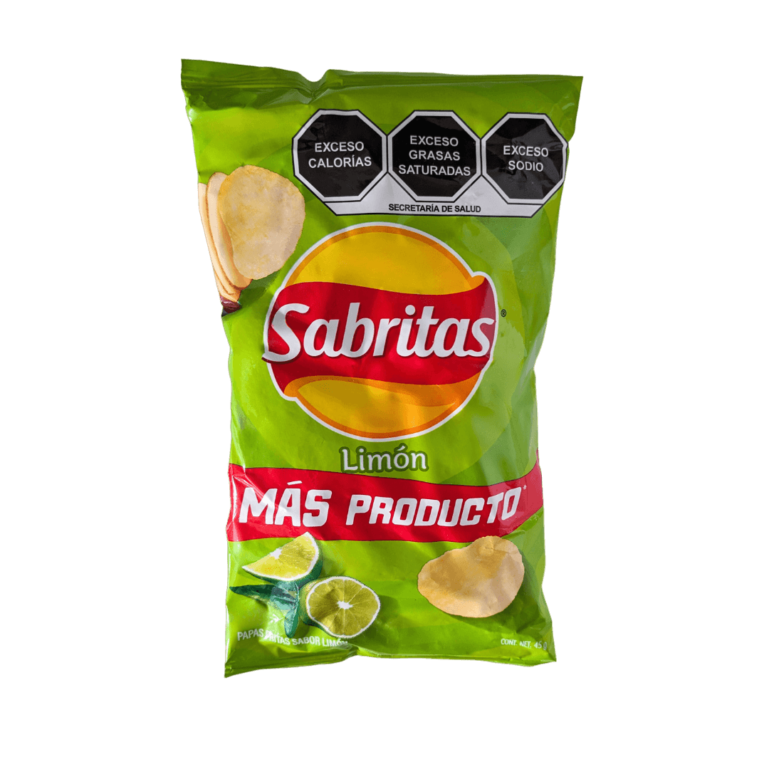 Sabritas Limon Kartoffelchips Packung