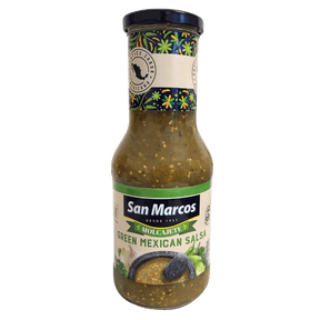 San Marcos Salsa Verde medium picante 500g Flasche front