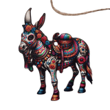 Alebrije Holzfigur-Anhänger mexikanisch bunte Motive als Set oder einzeln