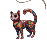 Alebrije Holzfigur-Anhänger mexikanisch bunte Motive als Set oder einzeln