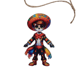 Alebrije Holzfigur-Anhänger mexikanisch bunte Motive als Set oder einzeln