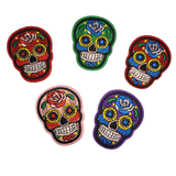 Skull Dia de los Muertos Bügelbild 5er Set B